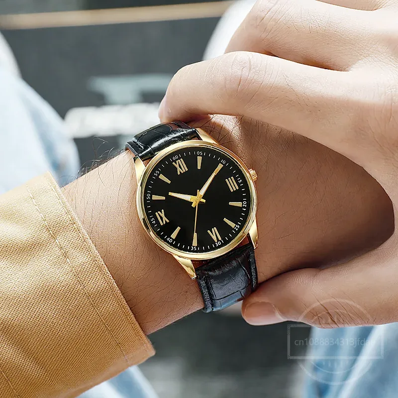 Luxury Minimalist Watch for Me - Leather Watch Band Men avaliação e preço