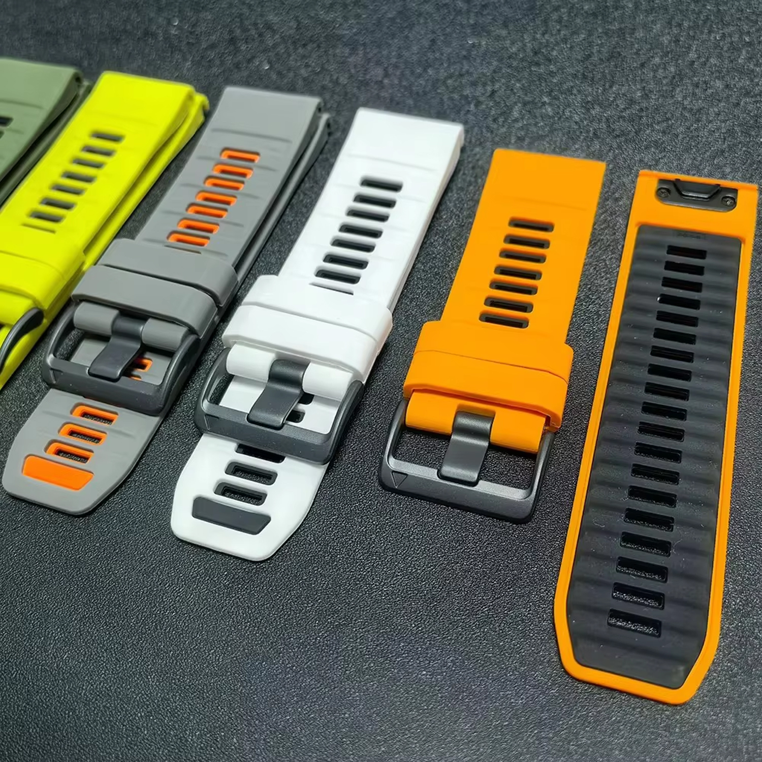 QuickFit 20mm 22mm 26mm Strap  - Silicone Watch Band 22Mm avaliação e preço
