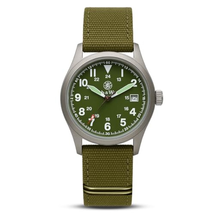 Men's Military Watch, 3 Interc - Canvas Strap Watch avaliação e preço