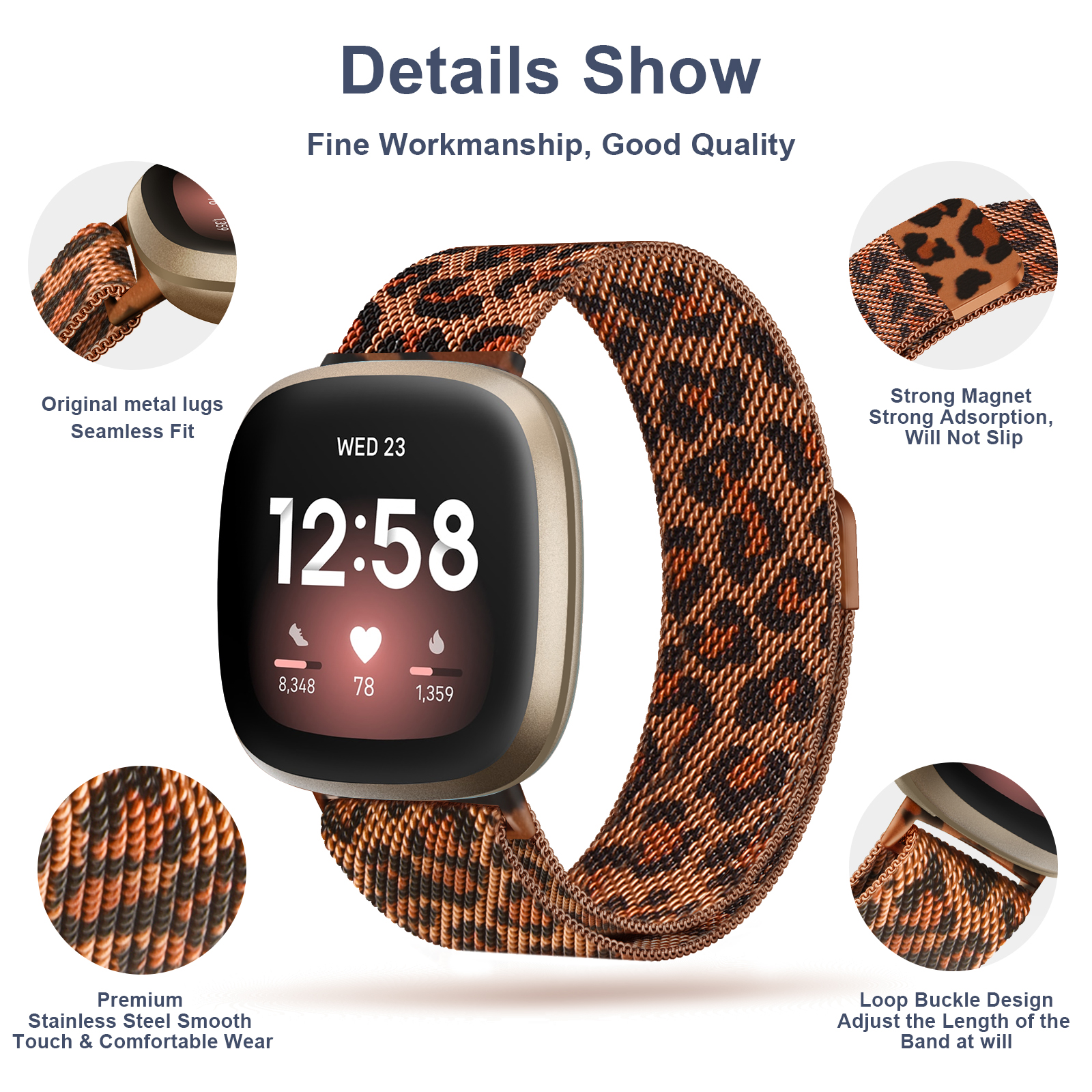 Mental Magnetic Strap for Fitb - Milanese Loop Magnetic avaliação e preço