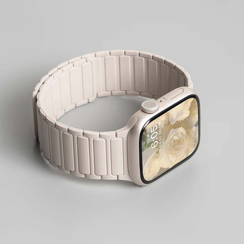 Magnetic Silicone Strap For Ap - Milanese Loop Magnetic avaliação e preço