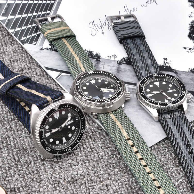 Woven Nylon Strap 18mm 20mm 22 - Nato Strap Nylon avaliação e preço