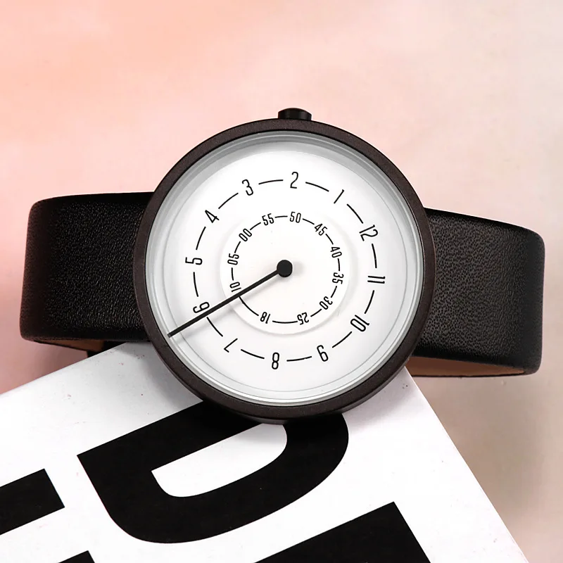 2020 Creative Watches Fashion  - Leather Watch Band Men avaliação e preço