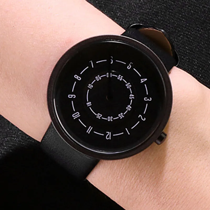2020 Creative Watches Fashion  - Leather Watch Band Men avaliação e preço