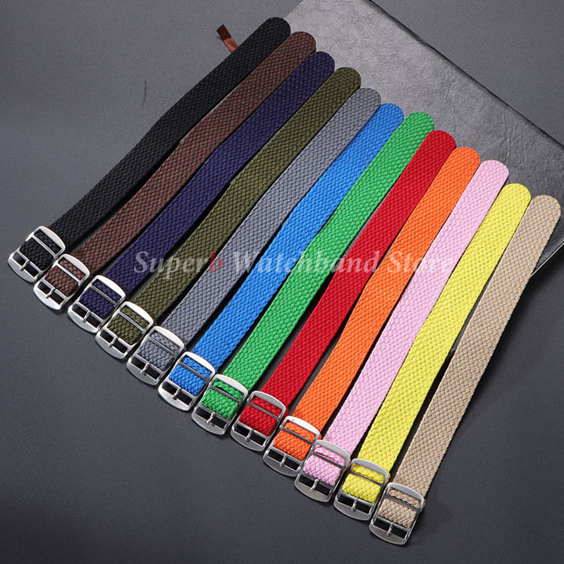 Nylon Woven Canvas Watch Band  - Perlon Strap Woven avaliação e preço