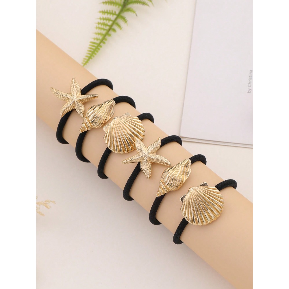 6pcs/3pcs Metal Ocean Series S - Silicone Band Women avaliação e preço