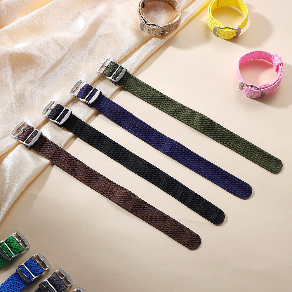 Nylon Woven Canvas Watch Band  - Perlon Strap Woven avaliação e preço