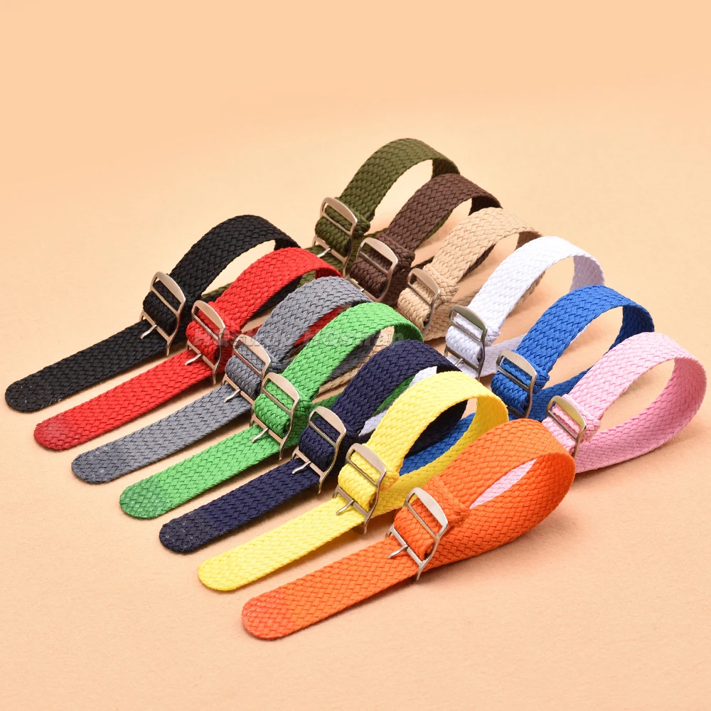 Woven Nylon Watch Strap 14mm 1 - Perlon Strap Woven avaliação e preço