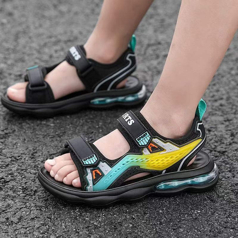 Children's Summer New Open Toe - Sport Loop Velcro avaliação e preço