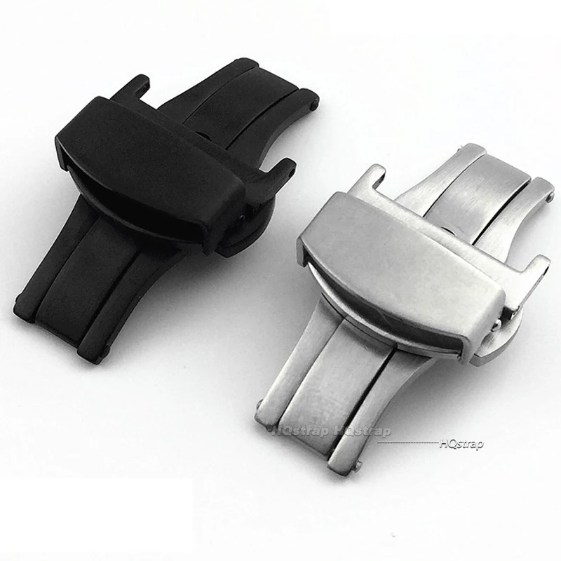 Matte Stainless Steel Butterfl - Butterfly Clasp Deployant avaliação e preço
