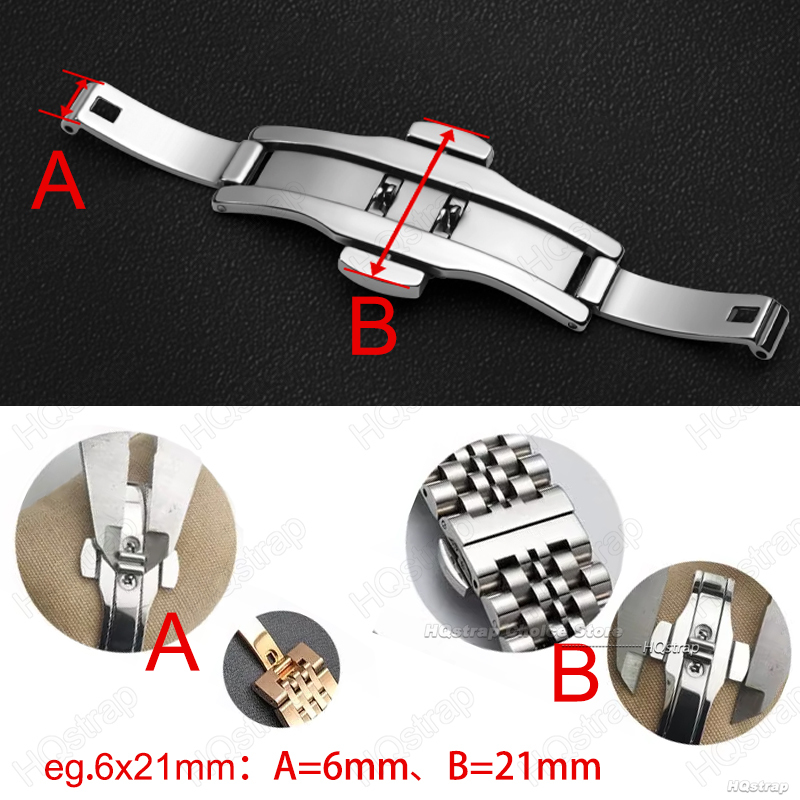 6mmx19/21/23/25mm Butterfly Bu - Butterfly Clasp Deployant avaliação e preço
