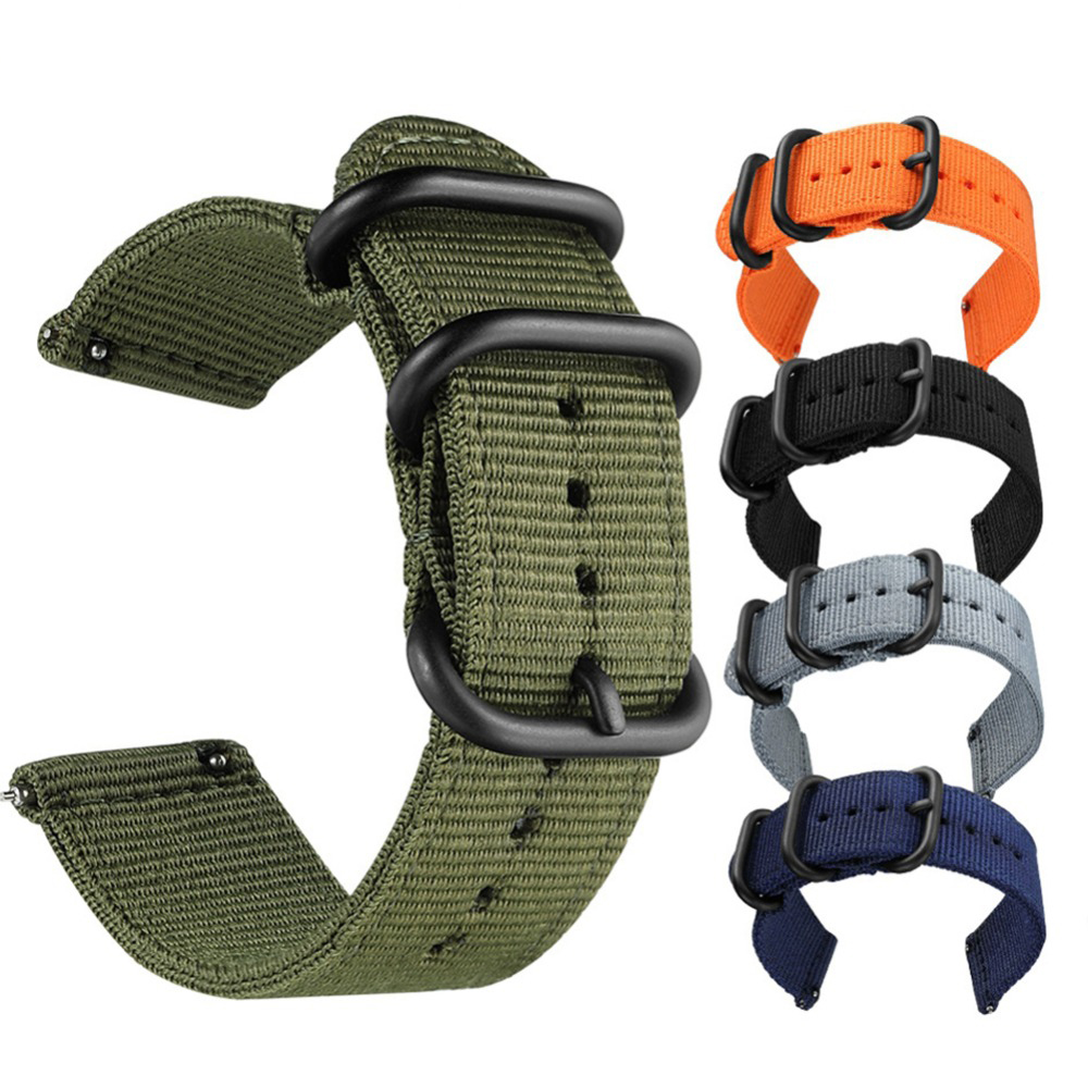 20mm 22 mm Canvas Sport Nylon  - Canvas Strap Watch avaliação e preço