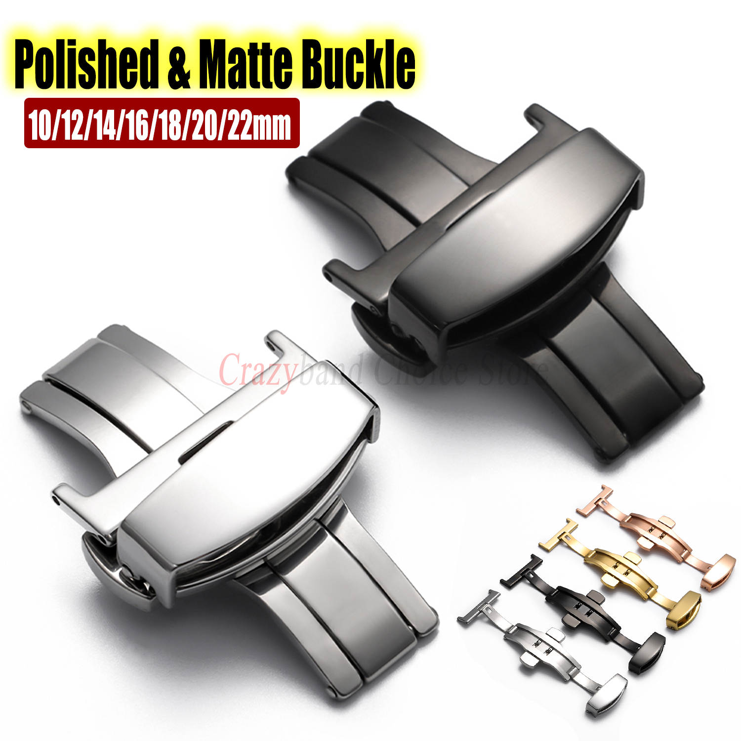 Stainless Steel Butterfly Buck - Butterfly Clasp Deployant avaliação e preço