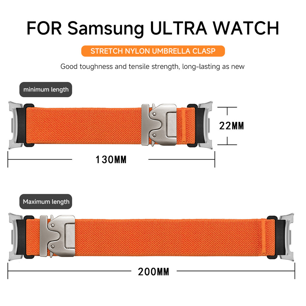 Nylon Strap For Samsung Galaxy - Parachute Strap Elastic avaliação e preço