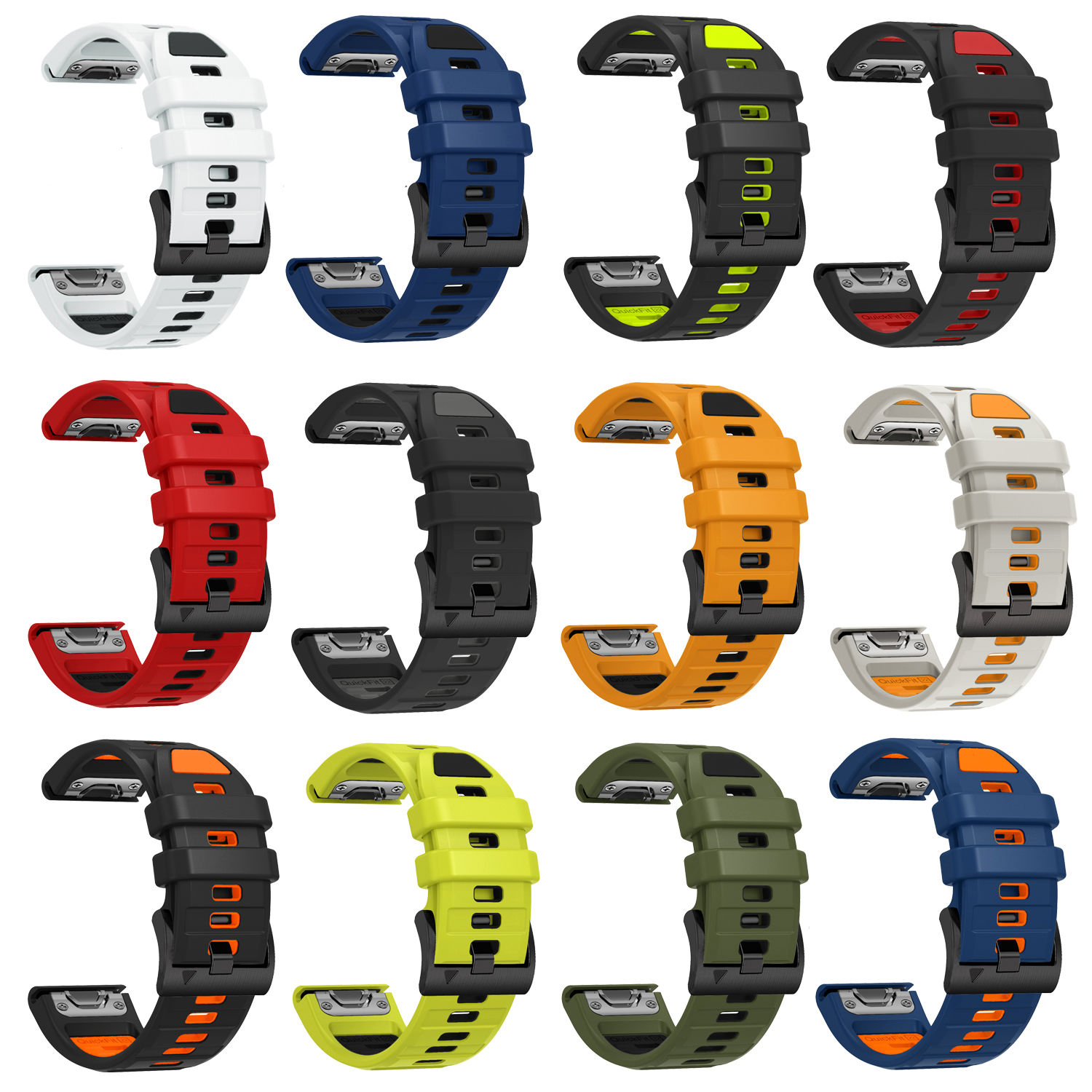 Fenix E 47mm Official QuickFit - Silicone Watch Band 22Mm avaliação e preço