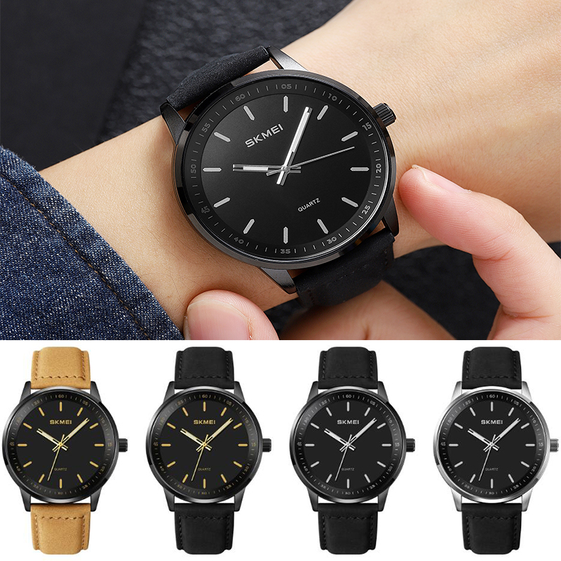 Skmei Original Brand Quartz Wa - Leather Watch Band Men avaliação e preço