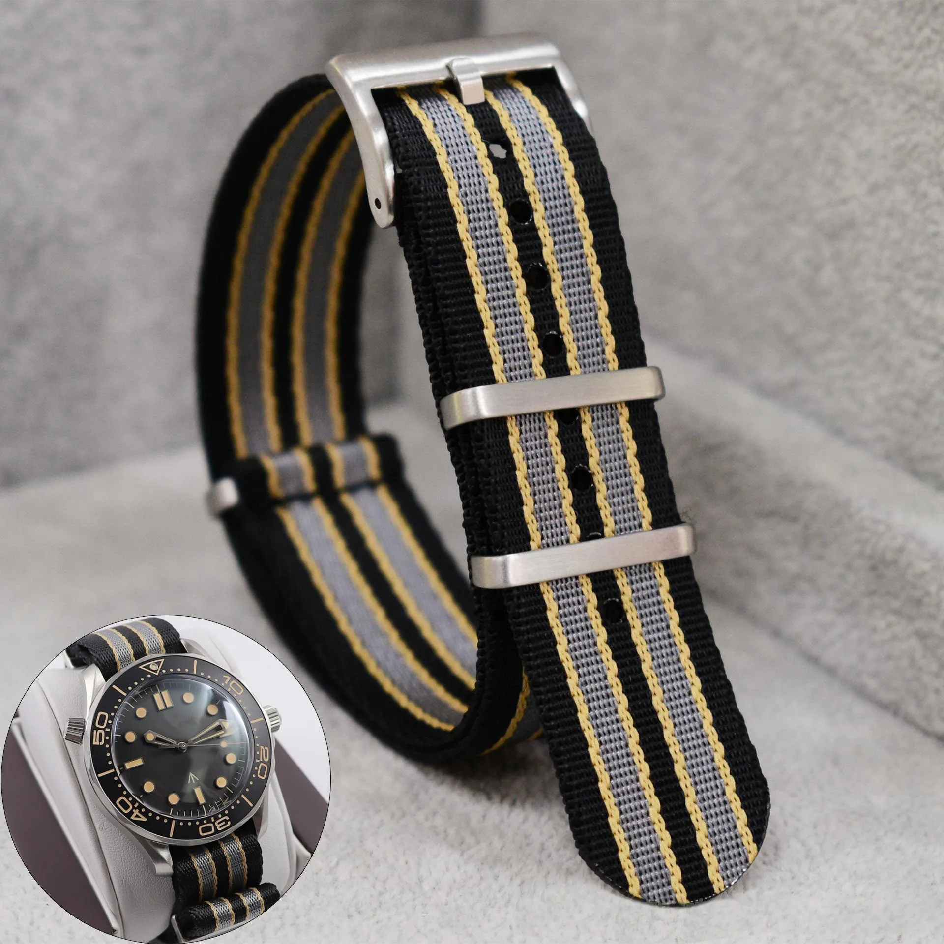 20mm Nylon Watch Strap for Ome - Nato Strap Nylon avaliação e preço