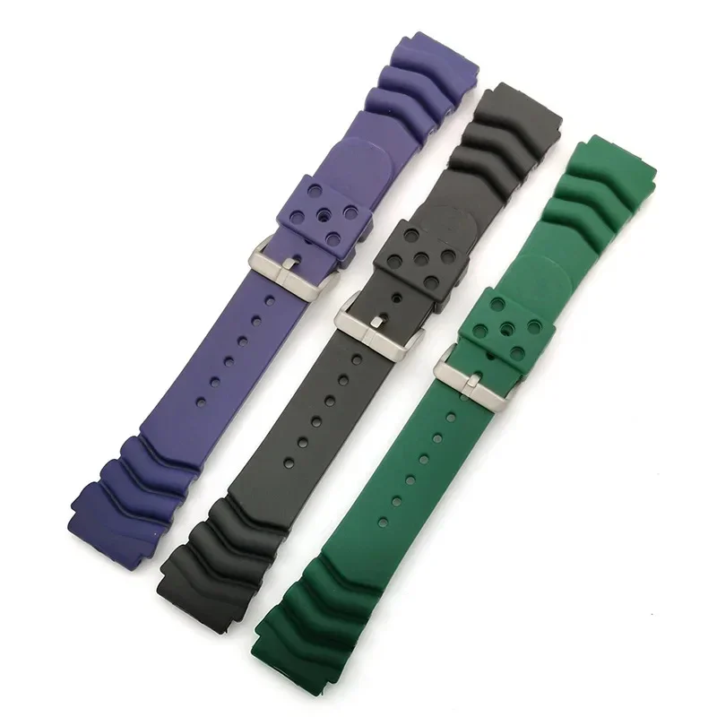 Resin Watch Band for Seiko 20  - Rubber Strap Diver avaliação e preço
