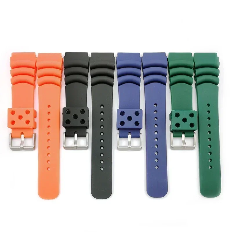 Resin Watch Band for Seiko 20  - Rubber Strap Diver avaliação e preço