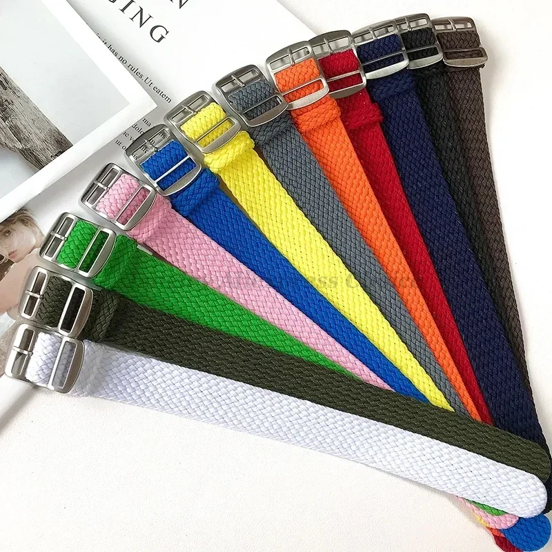 Fabric Woven Nylon Watch Band  - Perlon Strap Woven avaliação e preço
